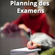 Planning des Examens en Présentiel-M2 planning