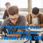 Note aux étudiants M2 Qualité M2QSE