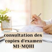 Note aux étudiants M1-MQHI M1MQHI