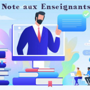 Note aux enseignants encadreurs - Rappel NOTE AUX ENSEIGNANTS
