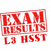 Résultats Examen L3 HSST S6 L3S6